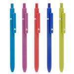 5PCS Assorted Colors Retractable Gel Pens Set, Quick Dry Black Ink Fine Point Roller Ball Gel Ink Pen for Smooth Writing (Vintage Color)