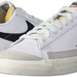 Nike Men’s Low ’77 Vintage Shoes Blazer, White/Black/Sail, 8.5