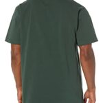 Dickies mens Heavyweight Crew Neck Short Sleeve Tee Henley Shirt, Hunter Green, XX-Large US