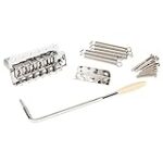 Fender Vintage/Narrow Strat Tremolo Assembly, Chrome Electric Guitar Bridge (0992070000)