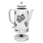 BELLA 1.5L Electric Ceramic Kettle, Black Floral