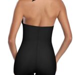 Fashion Womens Vintage Athletic Swimsuits Push Up Tummy Control One Piece Plus Bathing Suit Boyshort Swimwear (3XL (US Size 12-14), Retro Black)