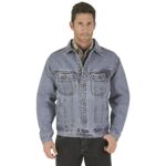 Wrangler Men’s Unlined Denim Jacket,Vintage Indigo,Medium