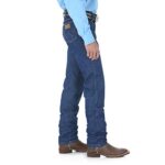 Wrangler Men’s 13MWZ Cowboy Cut Original Fit Jean, Rigid Indigo, 42W x 30L