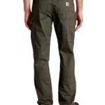 Carhartt Men’s Relaxed Fit Washed Twill Dungaree Pant, Dark Coffee, 30W X 30L