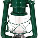 2-Pack Vintage Style Lantern (Green) with 12 LED’s and 150 Lumen Light Output and Dimmer Switch, Battery Operated Hanging Lantern for Indoor and Outdoor Usage (Green)