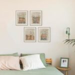 PLKMN Vintage Floral Wall Decor, Retro Library Book Club Gifts, Book Themed Party Decorations 4 Pcs, Bookish Posters for Women Girls, Wildflower Books Wall Art Decor for Home Living Room Bedroom Bathroom Dorm Classroom 8×10 Unframed