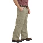 Dickies Men’s Loose-Fit Cargo Work Pant, Khaki, 32W x 34L