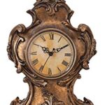 Kensington Hill Taryn Vintage Style 16 1/4″ High Table Clock