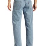 Levi’s Men’s 550 Relaxed Fit Jeans (Also Available in Big & Tall), Light Stonewash, 34W x 34L