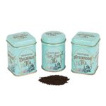 Vintage Victorian 3x Mini Tea Tin Gift Pack with Assorted Loose Leaf English Tea