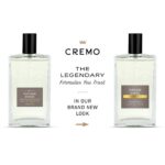 Cremo Cologne for Men – Vintage Suede Mens Cologne Spray- A Combination of White Moss, Rich Amber, and Smooth Suede, Fragrances For Men, 3.4 Fl Oz