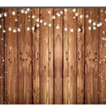 Alltten 8x6FT Brown Wood Backdrops for Photography Vintage Brown Background Thin Vinyl Material Applicable to Baby Shower Banners Photo Booth Studio Props F1