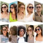 SOJOS Trendy Vintage Aviator Square Sunglasses For Womens Mens Retro 70s UV400 Women Sun Glasses SJ2327 Black Brown Grading Lens