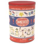 TINKERTOY – Retro Building Tin – 100 Parts – Collectible Tin – Ages 3+