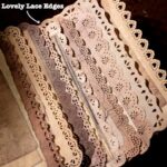 60 Sheets Lace Edged Scrapbook Stationery Paper Assorted Set – 6 Pack Vintage Paper for Letter Writing Scrapbooking Embellishments Planner Bullet Junk Journal Supplies Collage Background 4.9×6.9 Inch