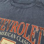 Tee Luv Chevrolet an American Classic T-Shirt – Chevy 1911 Shirt (Indigo-Black Heather) (L)