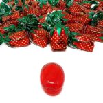 Strawberry Hard Candy Filled With Real Fruit Pulp 1.5-lbs Strawberry Bon Bons Filled with Real Strawberry Pulp – Vintage Candy Snack Assortment – Individually Wrapped (24 Oz)