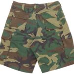 Rothco The Vintage Paratrooper Cargo Shorts,Medium, Woodland Camo