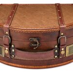 ClearClick Vintage Suitcase Turntable with Bluetooth & USB – Classic Wooden Retro Style