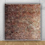 LFEEY Brick Wall Backdrops for Photography 8x8ft Red Brick Wall Photo Backdrop Vintage Old Brick Background Photography Newborn Baby Girls Adults Portrait Birthday Wedding Baby Shower Studio Props