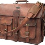 Vintage Handmade Leather Messenger Bag